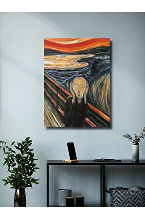 Çığlık - Edvard Munch, Tarihi Tablo Posterleri, Özel Tasarım Kağıt Poster,