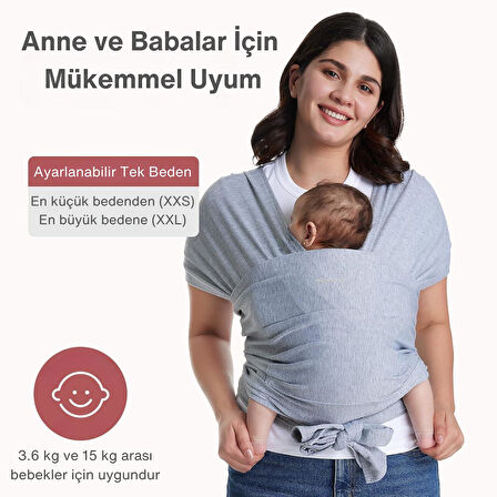 Momcozy Bebek Taşıma Örtüsü ( Sling )