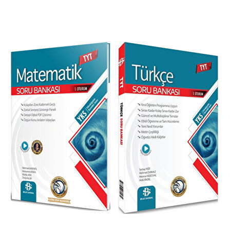 Bilgi Sarmal TYT Matematik ve Türkçe Soru Bankası Seti 2 Kitap