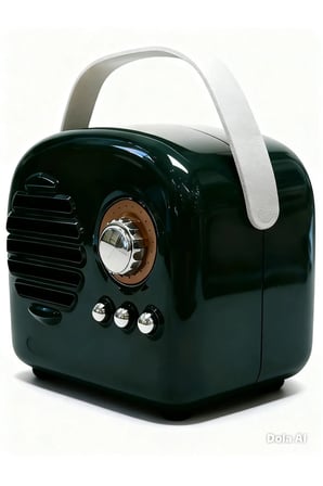 Radyo Bluetooth Hoparlör - Yeşil