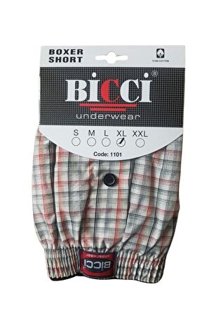 10 ADET BİCCİ POPLİN BOXER KÜLOT ERKEK