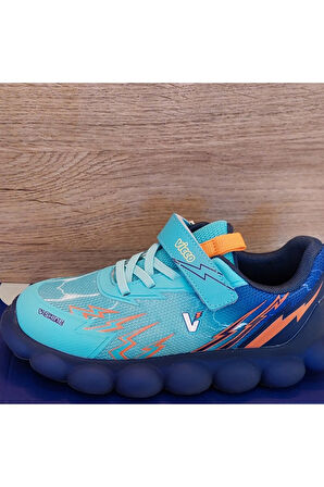 VİCCO FLASH ERKEK ÇOCUK YEŞİL IŞIKLI PHYLON SPOR AYAKKABI