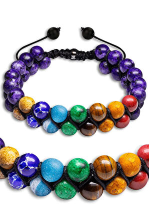 Dikkat Eksikliği Hafıza Odaklanma Ametist Varisit Akik Kaplan Gözü Mercan Yeşim Taşı Bileklik