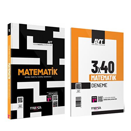Marka Yayınları AYT Matematik Soru ve Deneme Seti 2 Kitap