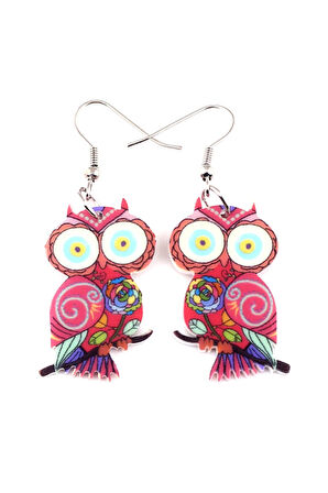 Kadın Baykuş Küpe Bcdns346