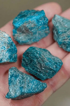 Sertifikalı Ham Doğal Apatit Taşı Kütle (4-5 Cm)