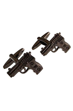 Siyah Glock Tabanca Kol Düğmesi