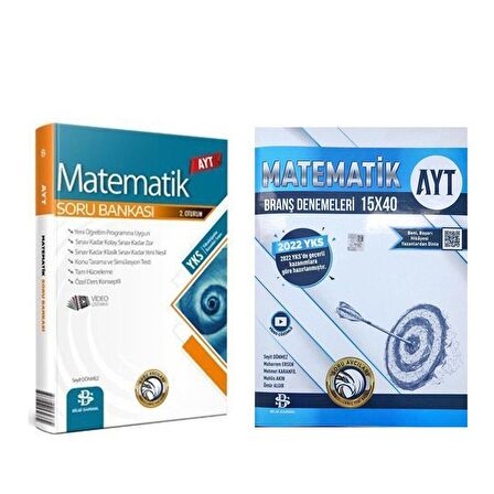 Bilgi Sarmal AYT Matematik Soru Bankası ve Deneme Seti 2 Kitap