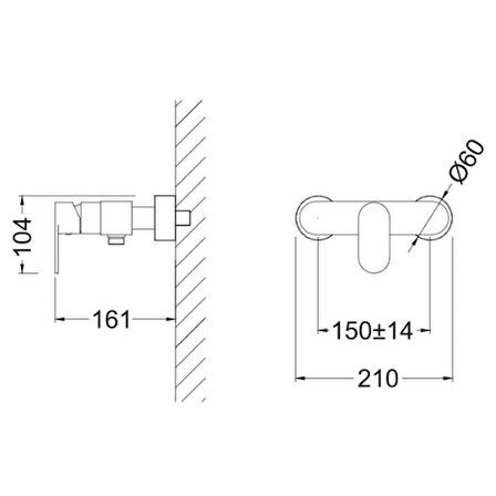 Bocchi Bold 1001-0022 Gümüş Banyo Bataryası