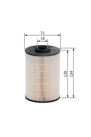 Bosch F026402101 Yakıt Filtresi Vw Crafter 30-50 2.5 Tdi 06 Volkswagen-audı-seat-skoda Craf
