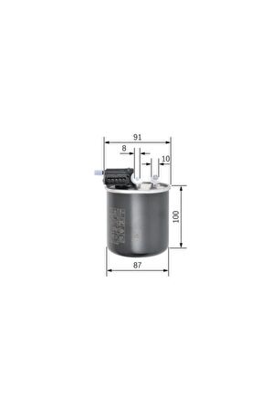 Bosch F026402843 Dizel Filtre Mercedes 176-246-117-x156 2012-