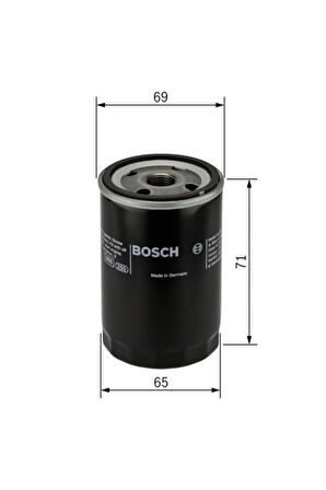 Bosch F026407001 Yağ Filtresi