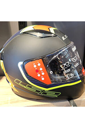 RAPİD 2 EXTRA MAT NEON SARI NAVY MAVİ KAPALI KASK