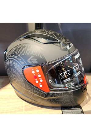 RAPİD 2 TAKAROA MAT SİYAH GRİ KAPALI KASK