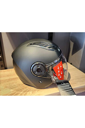 AİRFLOW 2 SOLİD MAT SİYAH ÇENESİZ KASK