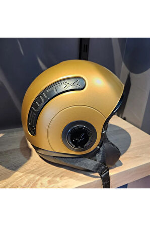 MAT GOLD ÇENESİZ KASK