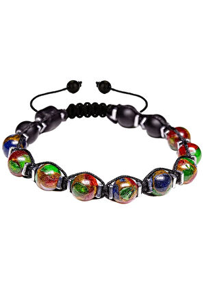 Sertifikalı Opalit - Hematit - Oniks Taşı Bileklik - Özel Tasarım