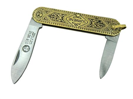 Trabzon Sürmene 013 Geleneksel Hediyelik Çakı 14 cm - Metal Saplı