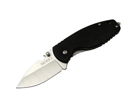 Crkt 3329 BK Heat Kamp Çakı 18cm - Metal Sap, Kılıflı, Açacaklı, Perçinli