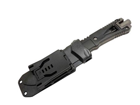 Zero Error Tactical 7 40 Siyah Outdoor Bıçak 27cm - Siyah Sap, Magnezyum Çubuklu, Kılıflı