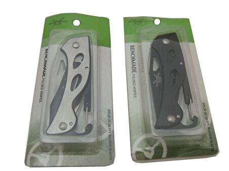 Benchmade A1103B Siyah Kamp Çakı 15 cm - Kancalı Metal Saplı
