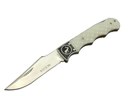 Buck Knives BK-006WY Çakı 23 cm - Geyikli Sap, Kılıflı, Kemerlikli