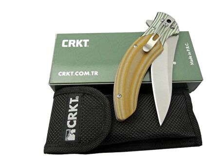 CRKT CR 0028 Kamp Çakısı 23 cm - Fiber Saplı, Otomatik, Kılıflı, Kutulu