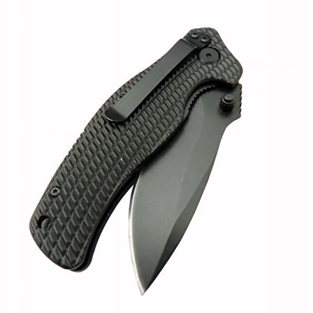 Yele M446 Kamp / Outdoor Siyah Çakı 20 cm - Plastik Sap