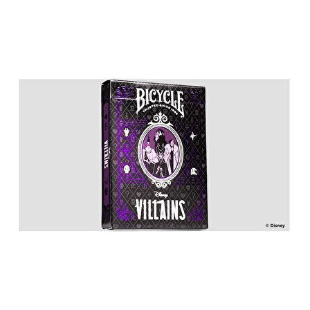 Bicycle Disney Villains (Purple) Oyun Kağıdı iskambil Kartları