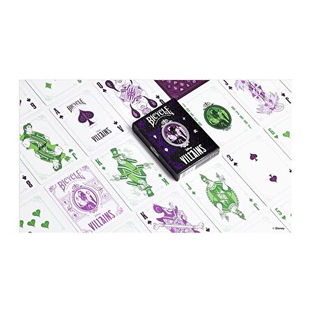 Bicycle Disney Villains (Purple) Oyun Kağıdı iskambil Kartları