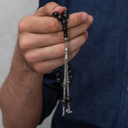 Metal Püsküllü 9 mm Rus Oltusu Tesbih