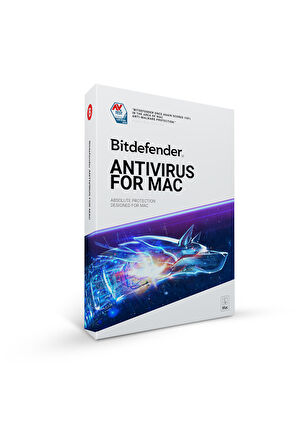 Bitdefender Antivirus for MAC - LİSANS - 3 Kullanıcı - 3 Yıl