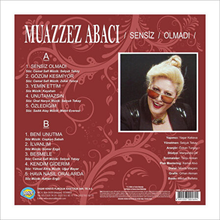 Muazzez Abacı Sensiz Olmadı - Plak