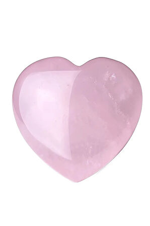 Sertifikalı Kalp Kesim Pembe Kuvars Masaj ve El Taşı – Aşk, Şefkat ve Duygusal Şifa Kristali