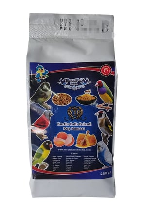Beautiful Food Mama 250 gr Kurtlu Ballı Polenli Kuş Maması
