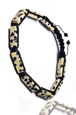 Sertifikalı Bıldırcın Jasper Doğal Taş Bileklik