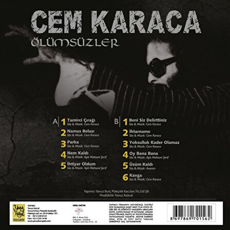 Cem Karaca Ölümsüzler - Plak