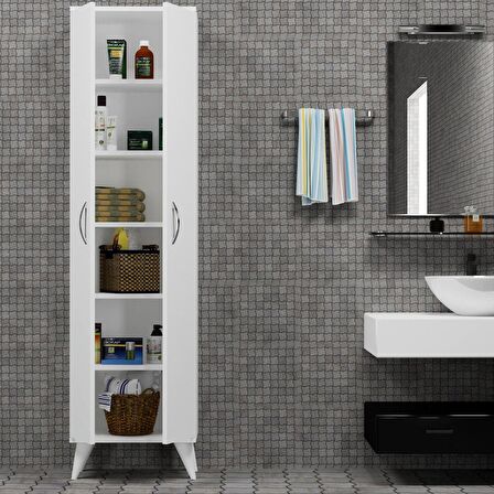 2 Kapılı 49cm Banyo Dolabı Beyaz - BDL0101