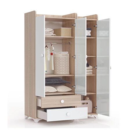 PATİKO BDLP 049 3 KAPILI DOLAP