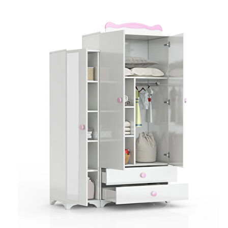 PATİKO BABYSUN BDLP 059 3 KAPILI 2 ÇEKMECELİ DOLAP