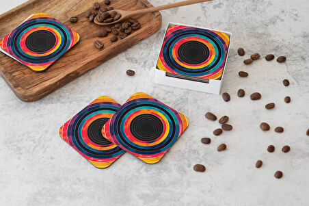 Dekoratif Bardak Altlığı Circle Design 65