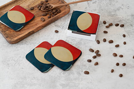 Dekoratif Bardak Altlığı Circle Design 86