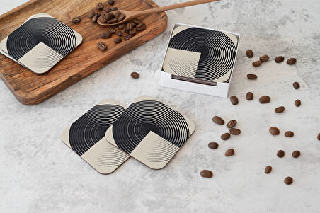 Dekoratif Bardak Altlığı Circle Design 146