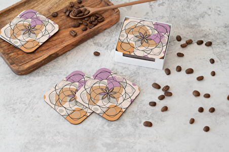 Dekoratif Bardak Altlığı Circle Design 194