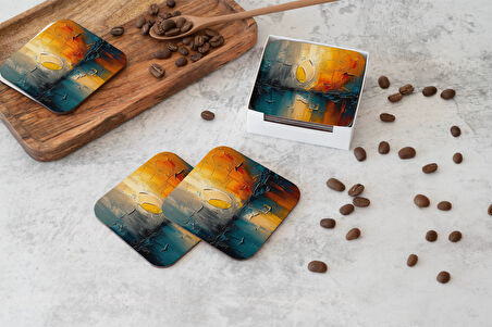 Dekoratif Bardak Altlığı Circle Design 240