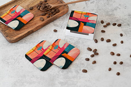 Dekoratif Bardak Altlığı Circle Design 256