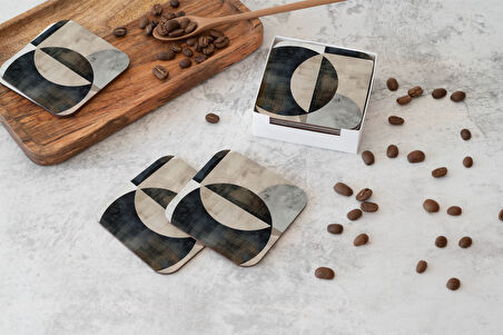 Dekoratif Bardak Altlığı Circle Design 302