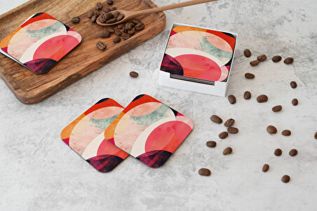 Dekoratif Bardak Altlığı Circle Design 385