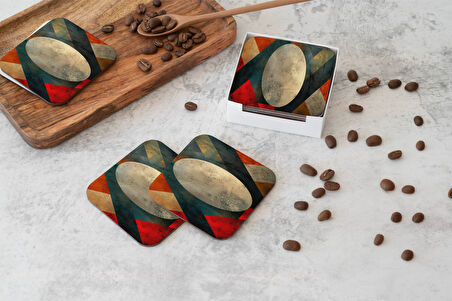 Dekoratif Bardak Altlığı Circle Design 423