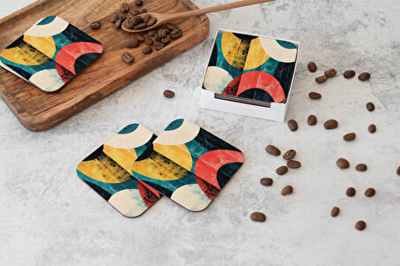 Dekoratif Bardak Altlığı Circle Design 437